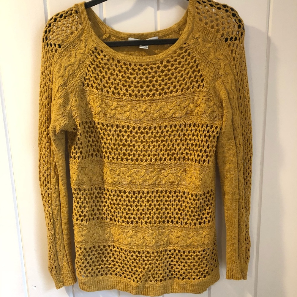 Forever 21 Mustard colored  knit sweater